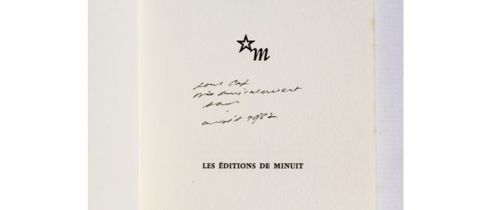 BECKETT : Berceuse suivi de Impromptu d'Ohio - Libro autografato, Prima edizione - Edition-Originale.com