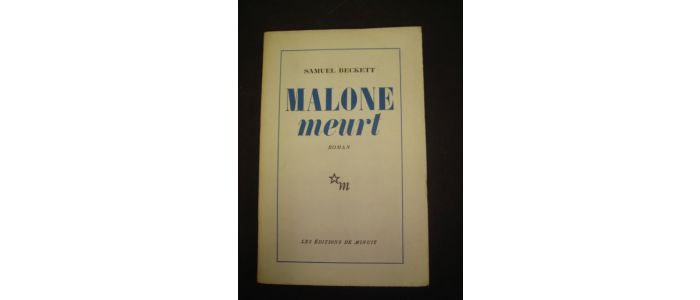 BECKETT : Malone meurt - Prima edizione - Edition-Originale.com