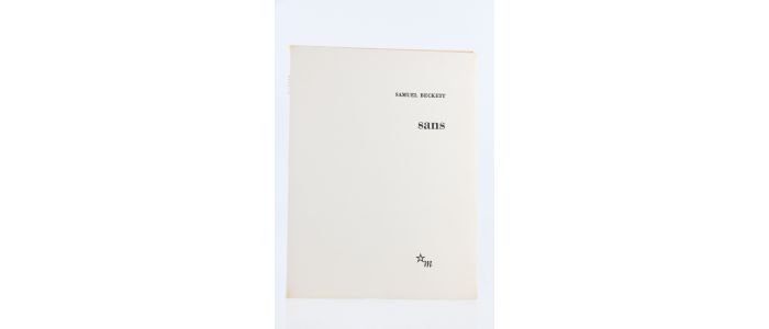 BECKETT : Sans - Signed book, First edition - Edition-Originale.com