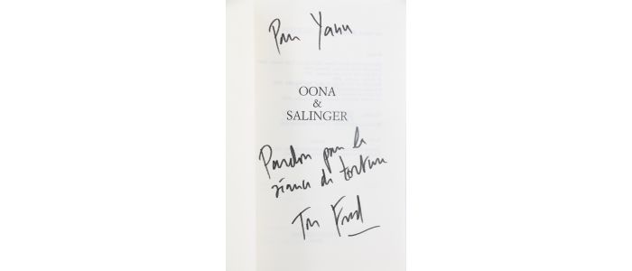 BEIGBEDER : Oona & Salinger - Libro autografato, Prima edizione - Edition-Originale.com