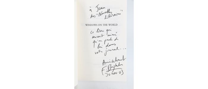 BEIGBEDER : Windows on the world - Autographe, Edition Originale - Edition-Originale.com