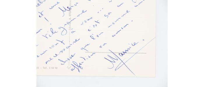 POLTI : Carte postale autographe signée adressée au poète Jean Ott - Autographe, Edition Originale - Edition-Originale.com