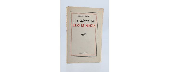 BENDA : Un régulier dans le siècle - Prima edizione - Edition-Originale.com