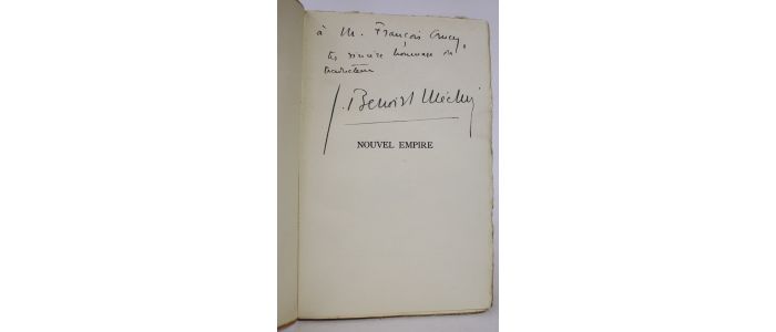 BENOIST-MECHIN : Nouvel empire - Libro autografato, Prima edizione - Edition-Originale.com