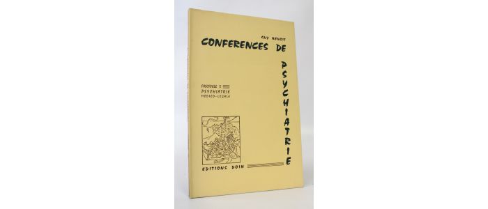 BENOIT : Conférences de psychiatrie. Fascicule 3 : Psychiatrie médico-légale - Erste Ausgabe - Edition-Originale.com