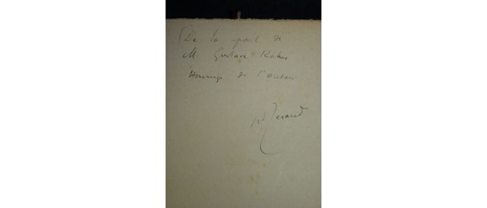 BERAUD : François Vernay - Autographe, Edition Originale - Edition-Originale.com