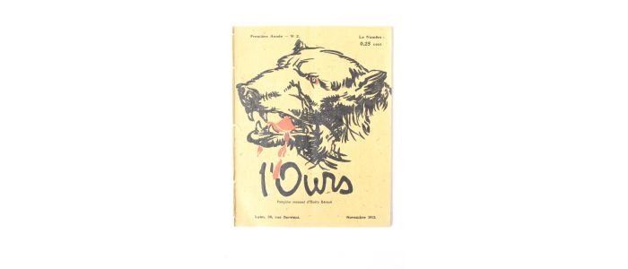 BERAUD : L'ours N°2 de la première année - First edition - Edition-Originale.com