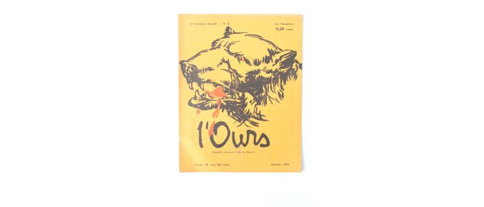 BERAUD : L'ours N°4 de la deuxième année - Erste Ausgabe - Edition-Originale.com