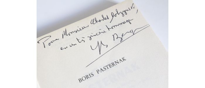 BERGER : Boris Pasternak - Libro autografato, Prima edizione - Edition-Originale.com