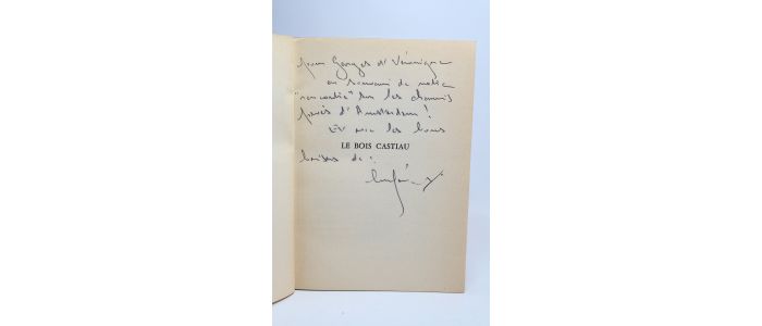 BERIMONT : Le bois Castiau - Autographe, Edition Originale - Edition-Originale.com