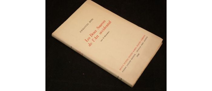 BERL : Les deux sources de l'art occidental - First edition - Edition-Originale.com