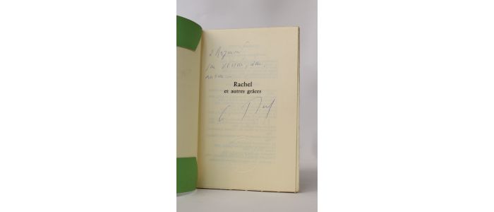 BERL : Rachel et les autres grâces - Signed book, First edition - Edition-Originale.com