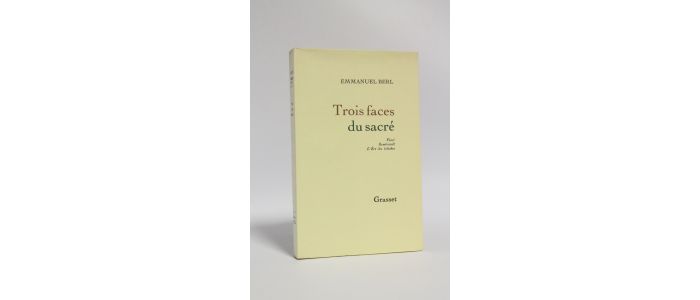 BERL : Trois faces du sacré : Vinci, Rembrandt, l'ère des fétiches - Edition Originale - Edition-Originale.com