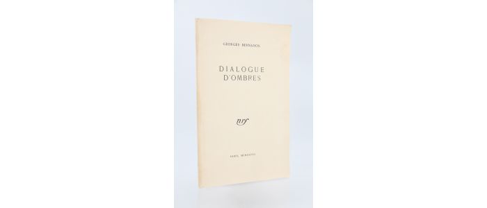 BERNANOS : Dialogue d'ombres - Erste Ausgabe - Edition-Originale.com