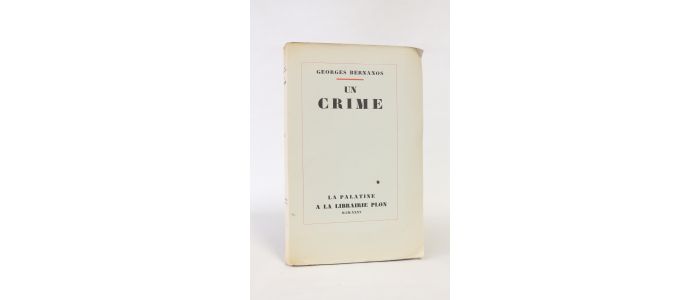 BERNANOS : Un crime - Edition Originale - Edition-Originale.com