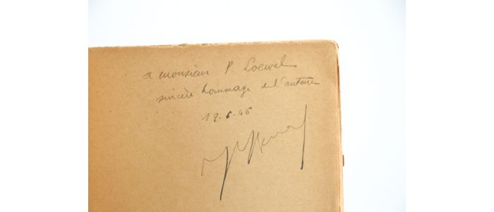 BERNARD : Henri Heine - Signed book, First edition - Edition-Originale.com