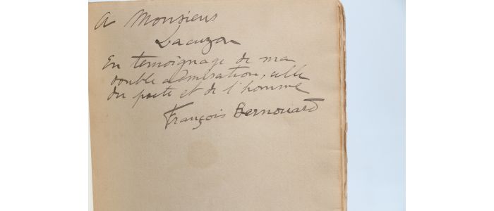 BERNOUARD : Futile suivi de regrets à Futile - Libro autografato, Prima edizione - Edition-Originale.com