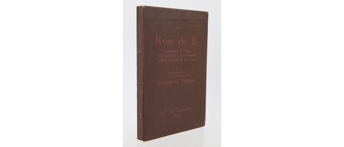 BERNOUARD : Rose de B - Erste Ausgabe - Edition-Originale.com