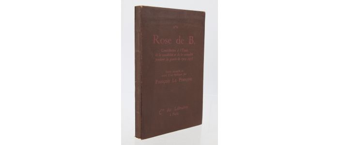 BERNOUARD : Rose de B - Edition Originale - Edition-Originale.com