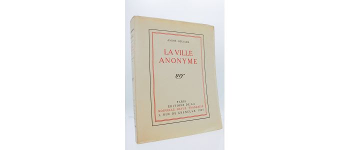 BEUCLER : La ville anonyme - Erste Ausgabe - Edition-Originale.com