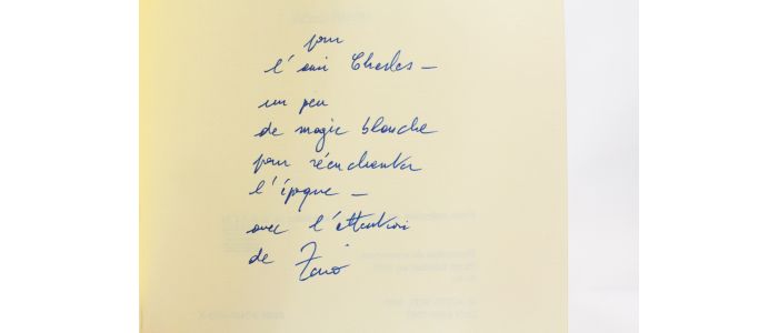 BIANU : Un magicien, soliloques - Autographe, Edition Originale - Edition-Originale.com