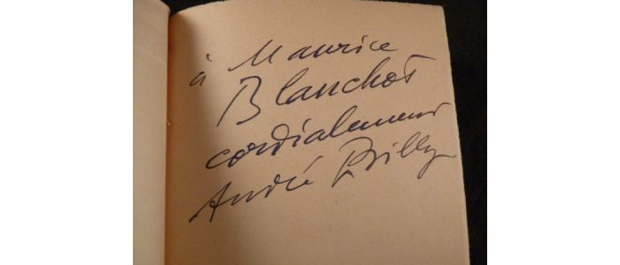 BILLY : Le pont des Saint-Pères - Autographe, Edition Originale - Edition-Originale.com