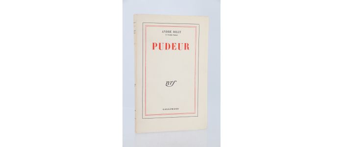 BILLY : Pudeur - First edition - Edition-Originale.com