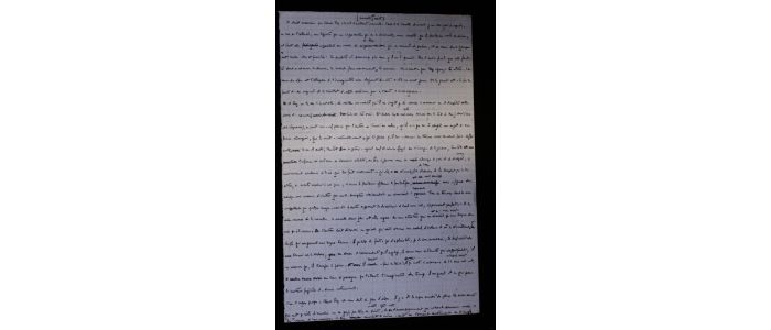 BLANCHOT : Nouvelles et récits.  Manuscrit autographe et tapuscrit complets - Signed book, First edition - Edition-Originale.com