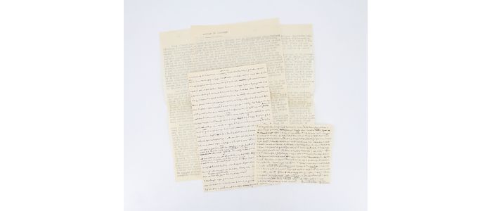 BLANCHOT : Autour du langage. Manuscrit autographe et tapuscrit complets - Signiert, Erste Ausgabe - Edition-Originale.com