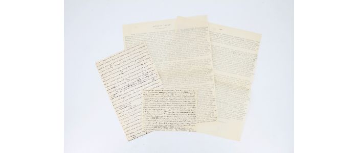 BLANCHOT : Autour du langage. Manuscrit autographe et tapuscrit complets - Signed book, First edition - Edition-Originale.com