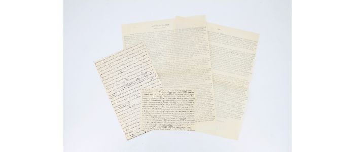 BLANCHOT : Autour du langage. Manuscrit autographe et tapuscrit complets - Signiert, Erste Ausgabe - Edition-Originale.com