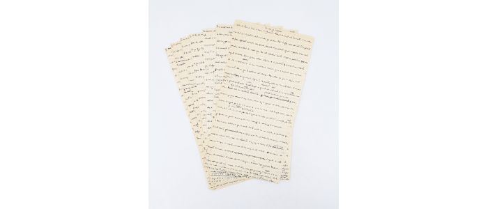 BLANCHOT : Du côté de Nietzsche - Manuscrit autographe complet - Signed book, First edition - Edition-Originale.com