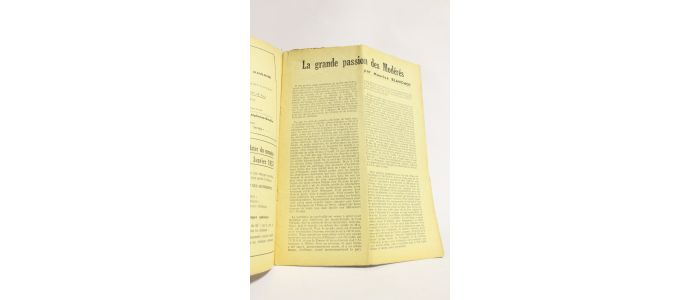 BLANCHOT : La grande passion des modérés, in Combat n°9 de la première année - First edition - Edition-Originale.com