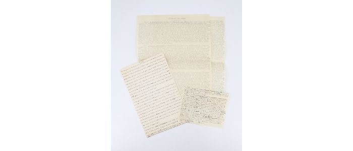 BLANCHOT : L'air et les songes - Manuscrit autographe et tapuscrit complets - Signed book, First edition - Edition-Originale.com
