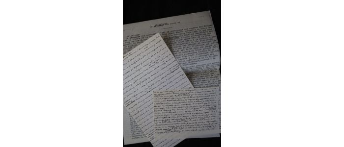 BLANCHOT : Le pèlerinage aux sources -  Manuscrit autographe et tapuscrit complets.  - Signiert, Erste Ausgabe - Edition-Originale.com