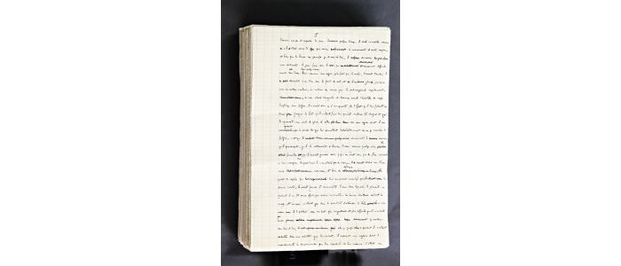 BLANCHOT : Manuscrit et tapuscrit complet inédit constituant l'élaboration de Thomas l'Obscur à partir du tapuscrit de Thomas le Solitaire - Libro autografato, Prima edizione - Edition-Originale.com