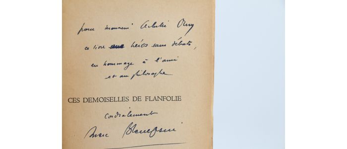 BLANCPAIN : Ces demoiselles de Flanfolie - Signiert, Erste Ausgabe - Edition-Originale.com