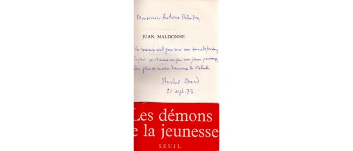 BLONDIN : Juan Maldonne - Autographe, Edition Originale - Edition-Originale.com