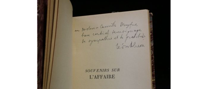 BLUM : Souvenirs sur l'affaire - Signiert, Erste Ausgabe - Edition-Originale.com