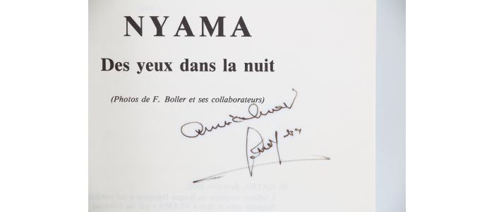 BOLLER : Nyama - Aventures au Kenya  - Des yeux dans la nuit - Libro autografato, Prima edizione - Edition-Originale.com