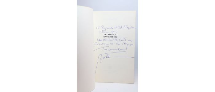 BOMBARD : Les grands navigateurs - Signed book, First edition - Edition-Originale.com