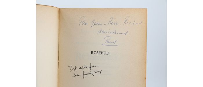 BONNECARRERE : Rosebud - Autographe, Edition Originale - Edition-Originale.com
