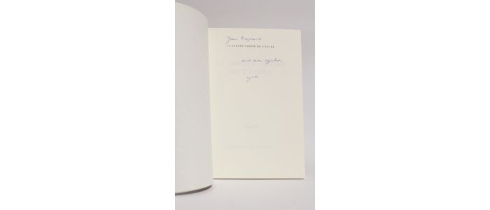 BONNEFOY : La longue chaîne de l'encre - Autographe, Edition Originale - Edition-Originale.com