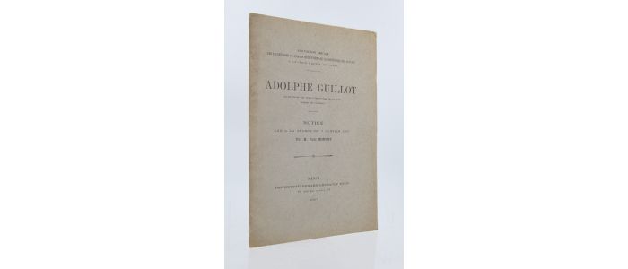 BONNET : Adolphe Guillot - First edition - Edition-Originale.com