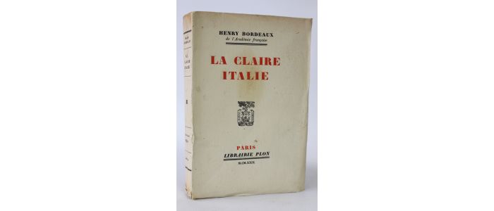 BORDEAUX : La claire Italie - Prima edizione - Edition-Originale.com