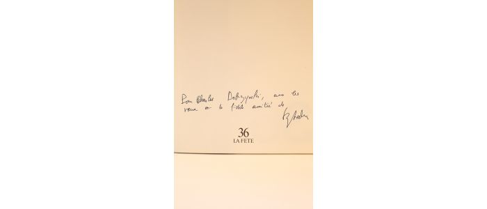 BORDIER : 36. La fête - Signed book, First edition - Edition-Originale.com