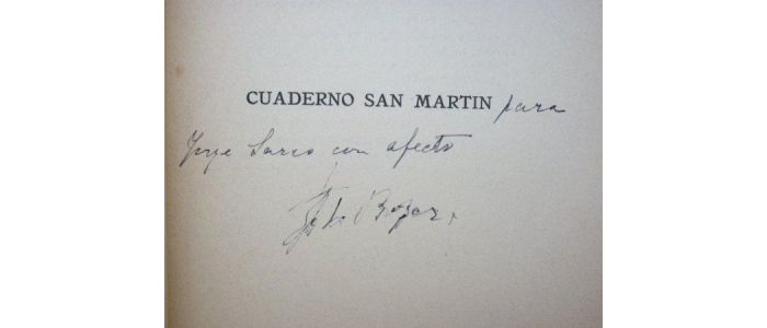 BORGES : Cuaderno San Martin - Signiert, Erste Ausgabe - Edition-Originale.com