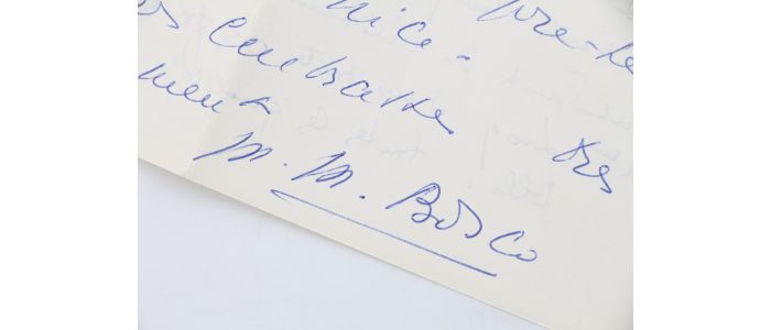 BOSCO : Lettre autographe signée adressée à ses amis Georges et Alice Raillard - Signiert, Erste Ausgabe - Edition-Originale.com
