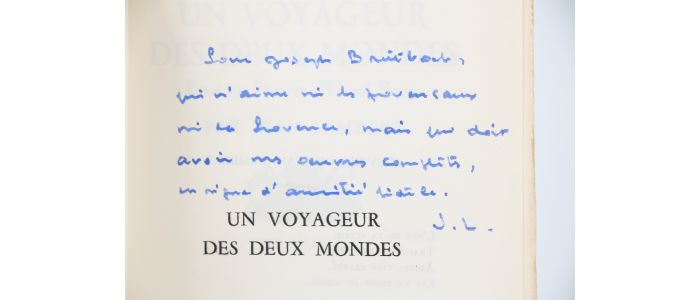 BOSCO : Un voyageur des deux mondes - Essai sur l'oeuvre d'Henri Bosco - Autographe, Edition Originale - Edition-Originale.com