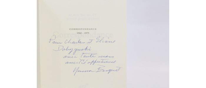 BOSQUET : Correspondance avec Saint-John Perse - Signiert, Erste Ausgabe - Edition-Originale.com